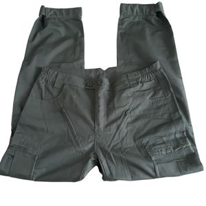 Mustway Size 34 100% Cotton Ripstop Cargo Green Pants